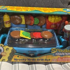 SpongeBob SquarePants Krusty Krab Grill Set - Blue and Red